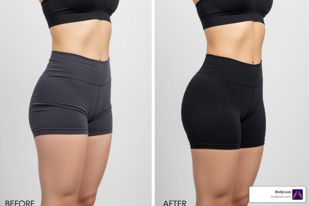 fat transfer hip injections before and after